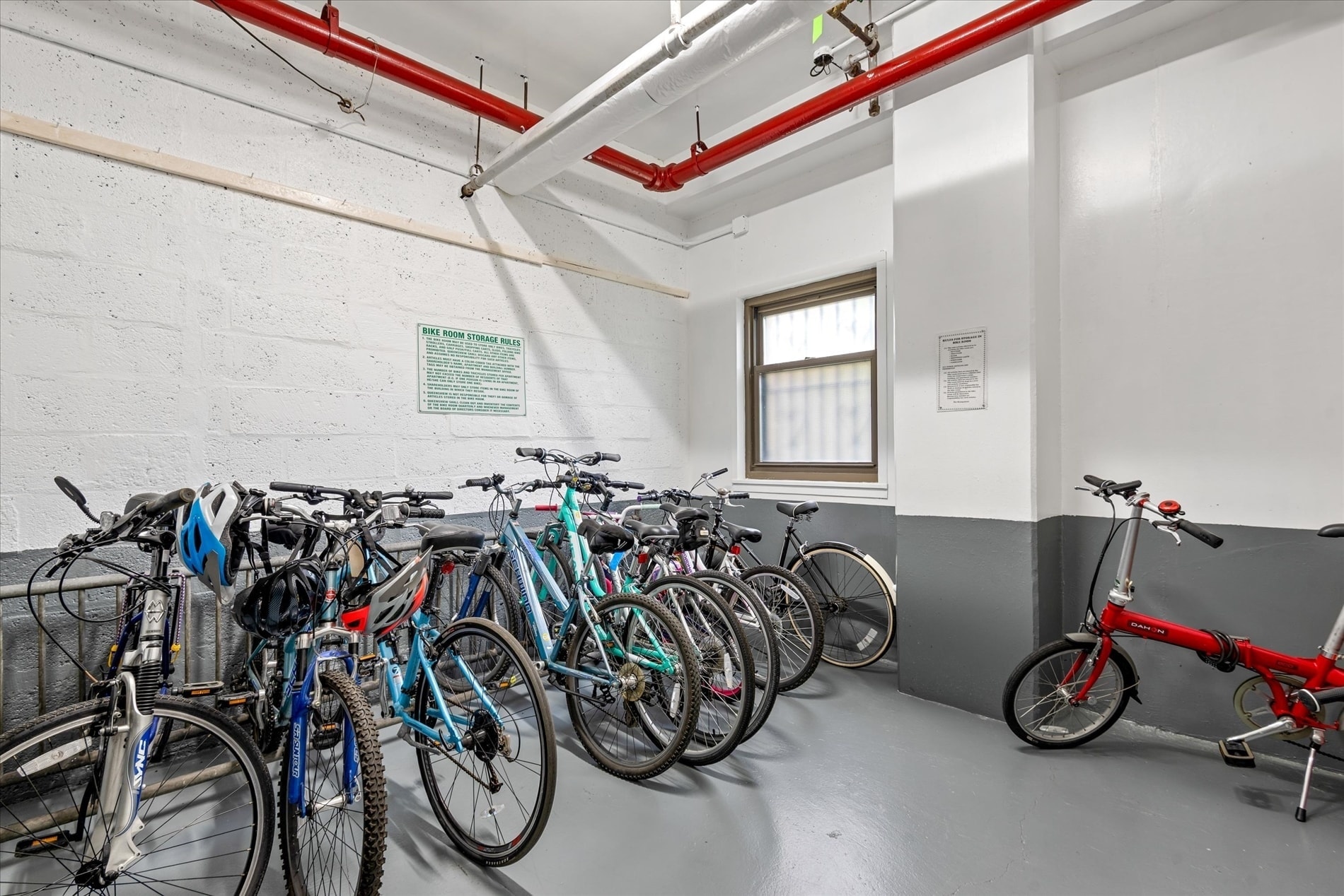 Bike and stroller storage